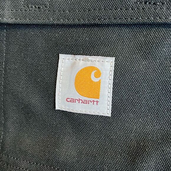 NWOT CARHARTT Mens XL Firm Duck Insulated Traditional Chore Coat Black Loose Fit - Picture 5 of 13